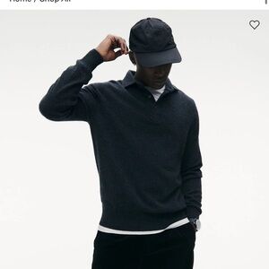 Naadam Cashmere Long Sleeve Polo